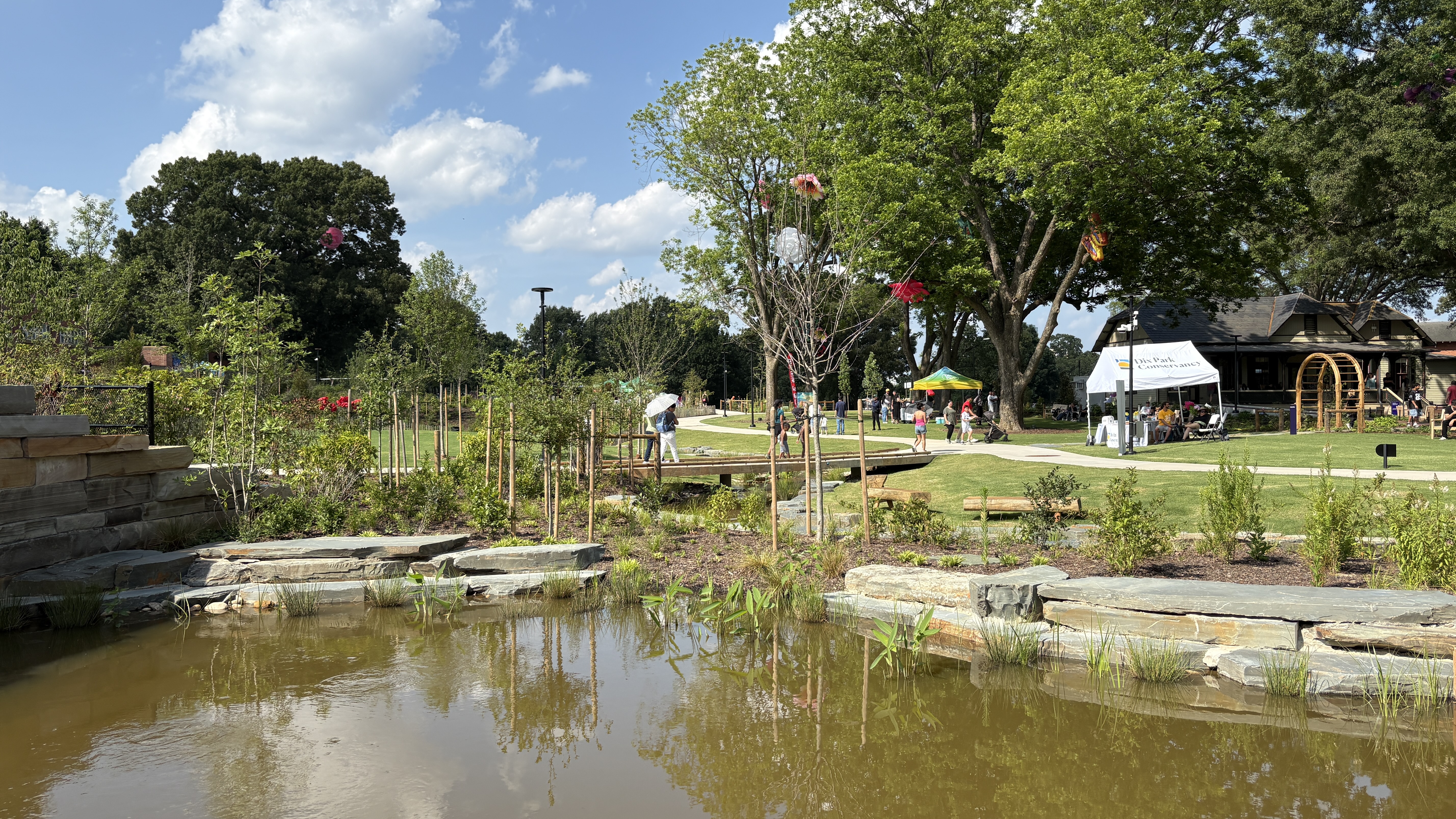 Raleigh Dix Park Water Garden