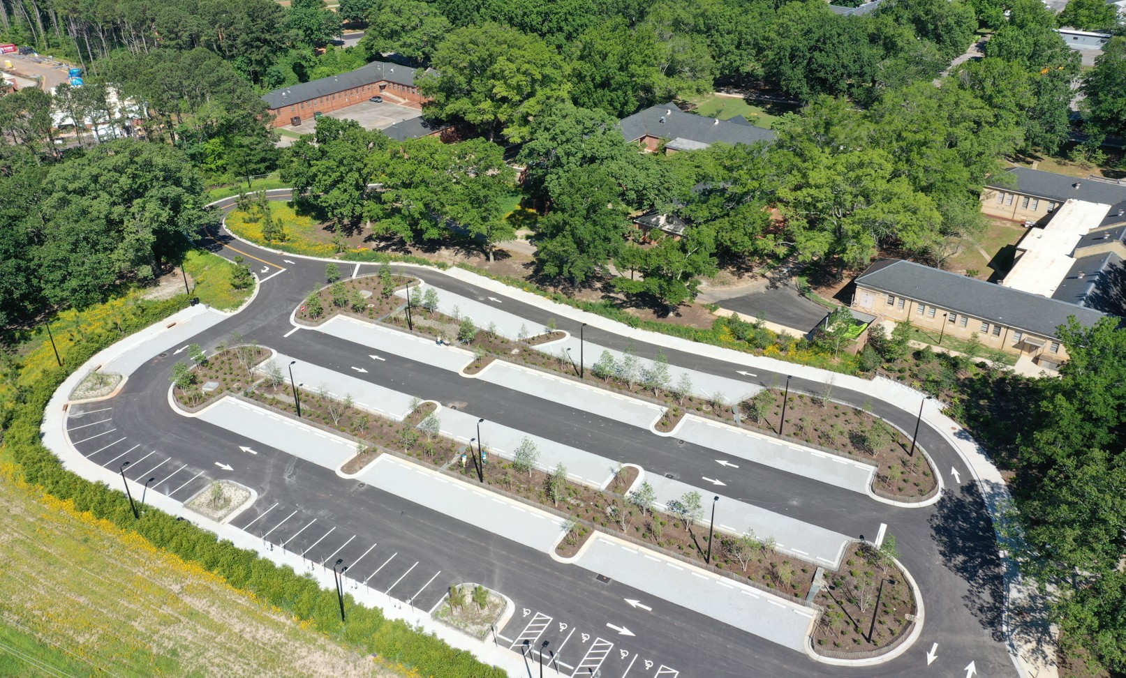 Raleigh Dix Park Parking Lot
